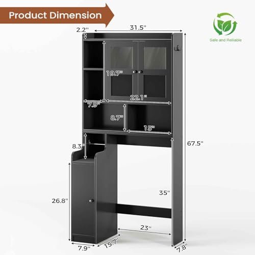 Itaar Over The Toilet Storage Cabinet
